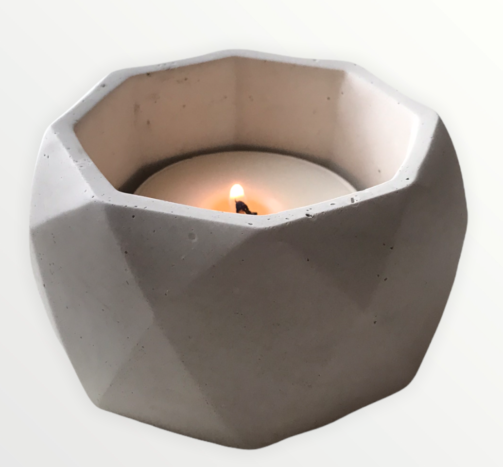 Holder for candles or incense Olli- plaster