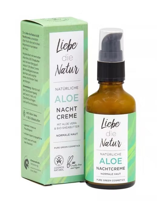 Love nature - natural aloe night cream