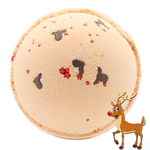 Load image into Gallery viewer, Reindeer and Red Nose Bath Bomb - Toffee &amp; Caramel
