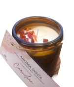 Load image into Gallery viewer, Aroma Candle with Crystals (Carnelian)
