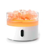 Load image into Gallery viewer, Himalayan Salt Aroma Diffuser - Night Light - USB-C - Flame Effect (Salt included)

