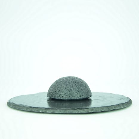 NATURAL KONJAC SPONGE FOR FACE WITH BAMBOO CHARCOAL