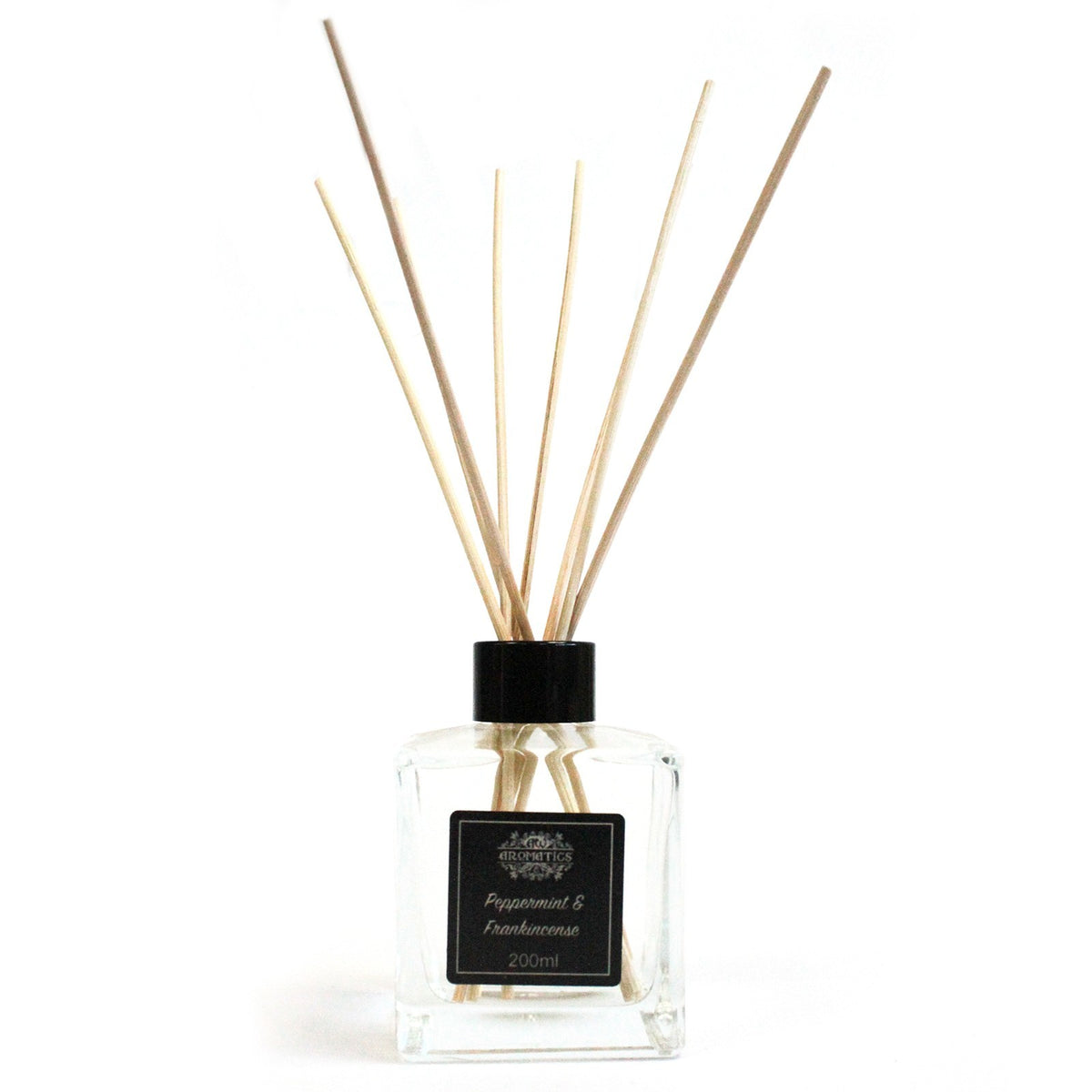 Peppermint REED DIFFUSER Bottle With Sticks, Reed Oil Diffuser