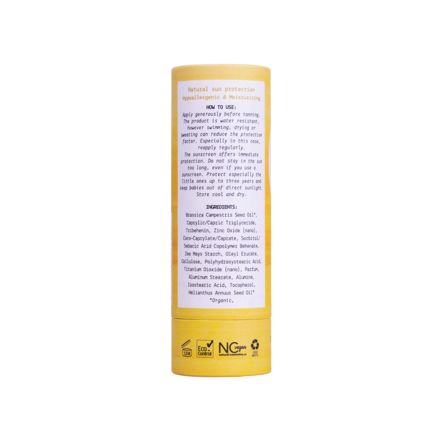Natural Sunscreen Stick – SPF 20