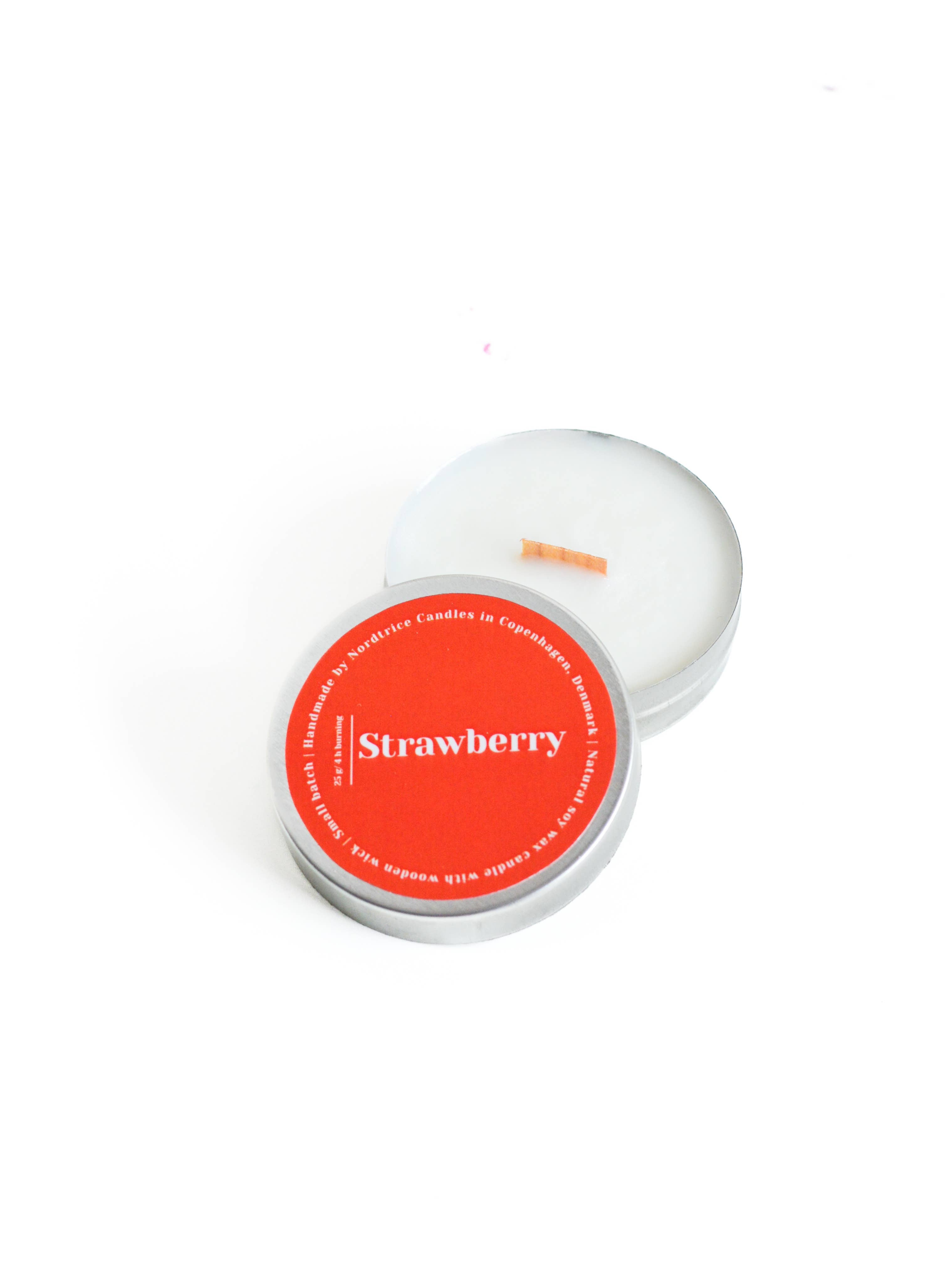 Mini scented soy candles, Strawberry