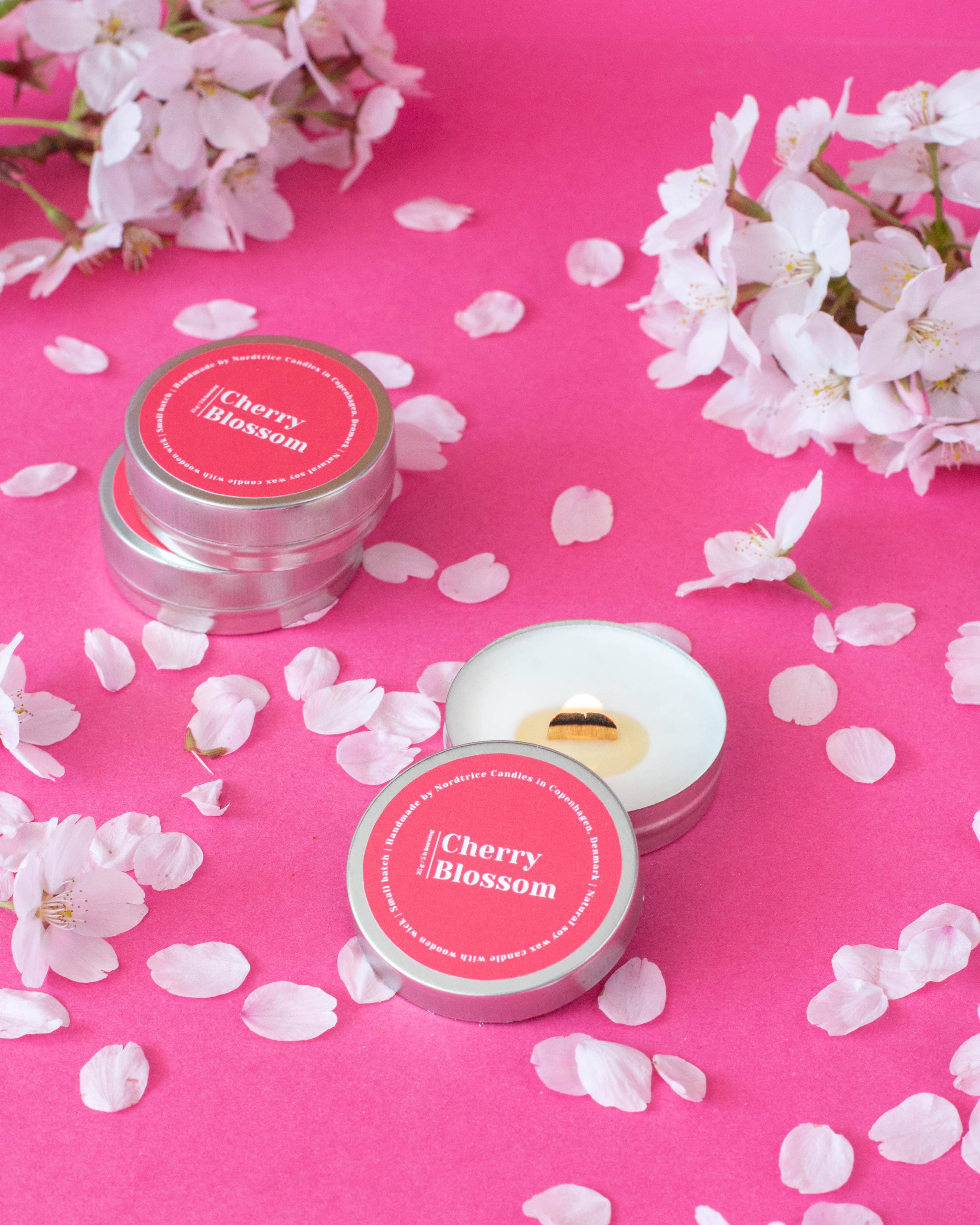 Mini scented soy candles, Cherry Blossom