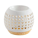 Load image into Gallery viewer, HEART - WAX WARMER (for use with candles) - for scented wax melts or essential oils
