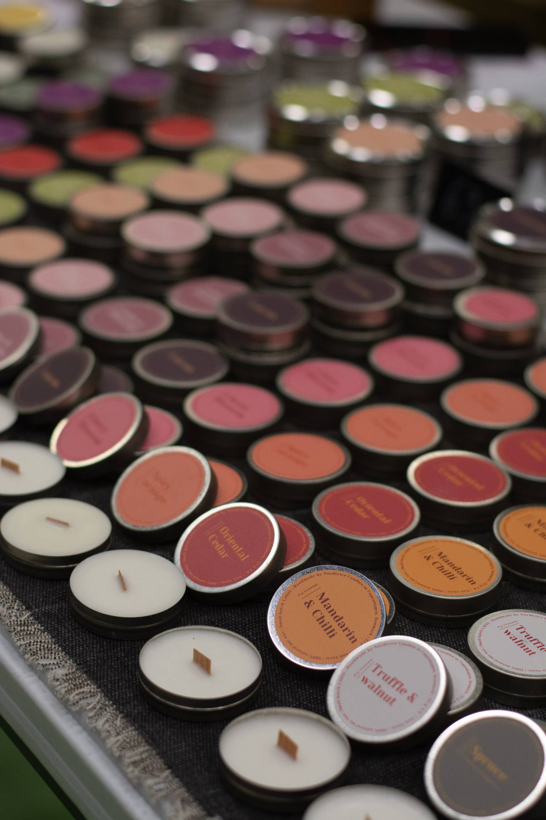 Mini scented soy candles, Lime & Brown Sugar