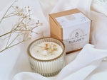 Load image into Gallery viewer, Soy candle in glass jar (mini) ylang-ylang and jasmine
