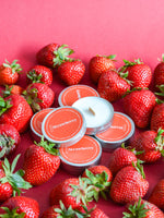 Load image into Gallery viewer, Mini scented soy candles, Strawberry
