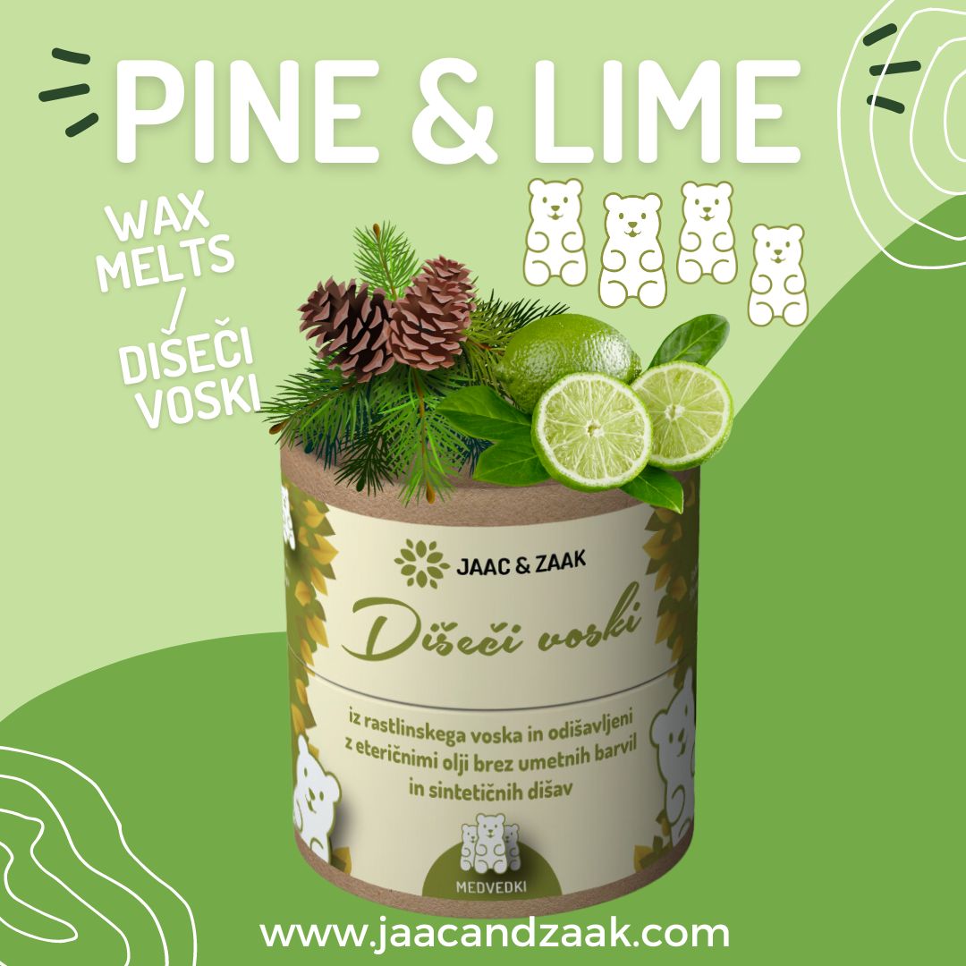 PINE & LIME - dišeči voski