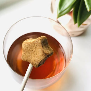 MINI HYGGE paket - Tea pop Zimski čaj in volnene nogavice kremno bež, M (velikost 36-41)