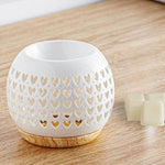 Load image into Gallery viewer, HEART - WAX WARMER (for use with candles) - for scented wax melts or essential oils
