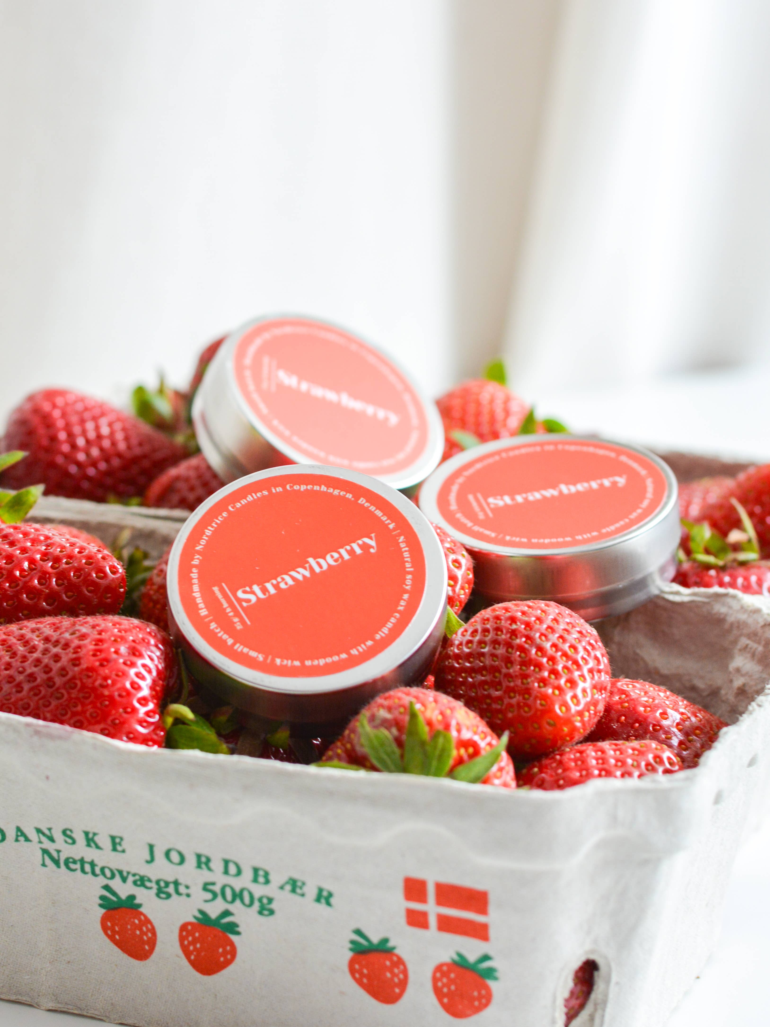Mini scented soy candles, Strawberry