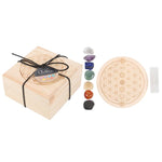 Load image into Gallery viewer, CHAKRA CRYSTAL GRID GIFT SET
