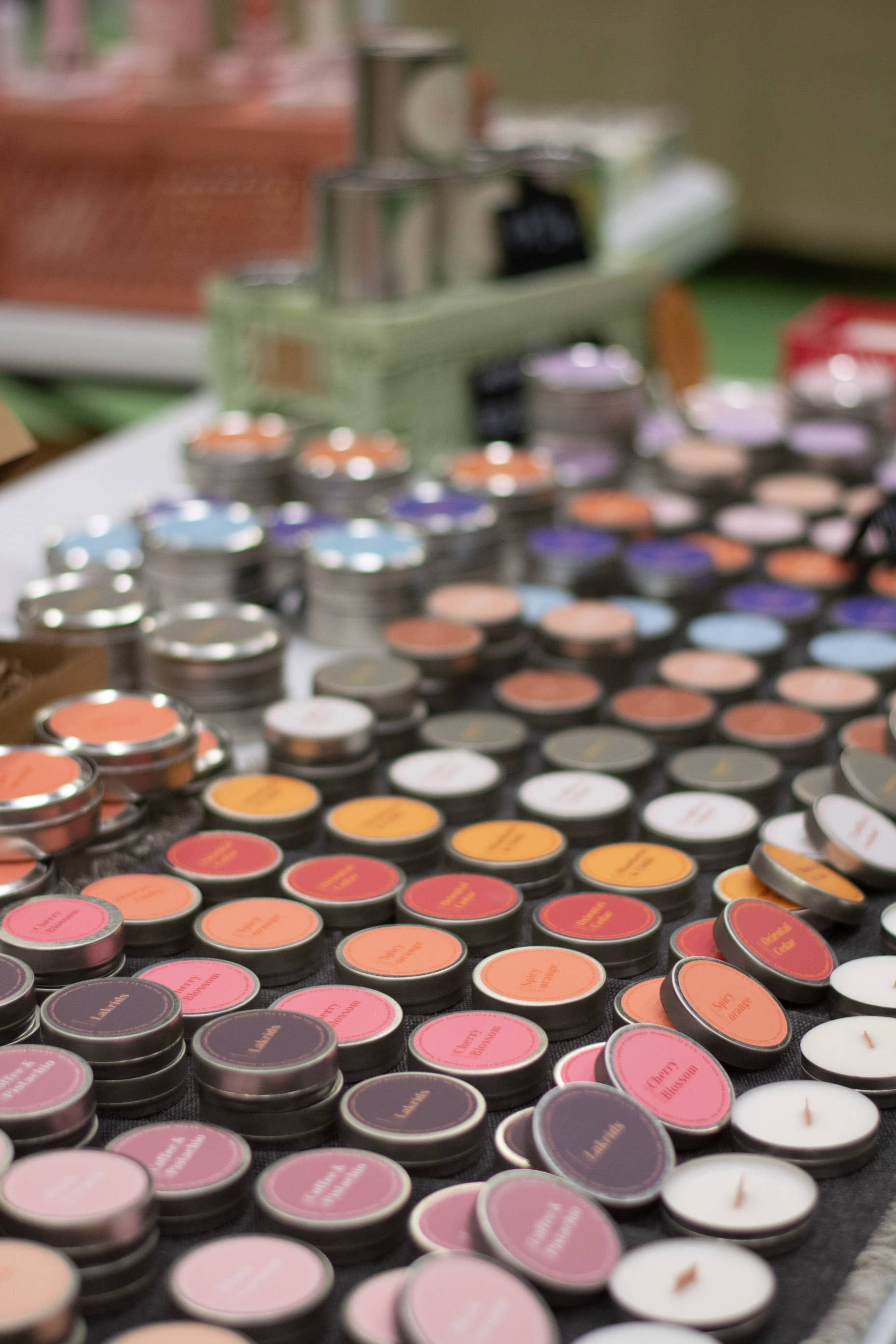 Mini scented soy candles, Mango