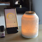 Load image into Gallery viewer, Prague Connected Essential Oil Diffuser - Connected Object for the Diffusion of Essential Oils - Compatible with Google, Alexa and Smartphone Application
