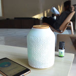 Load image into Gallery viewer, Prague Connected Essential Oil Diffuser - Connected Object for the Diffusion of Essential Oils - Compatible with Google, Alexa and Smartphone Application
