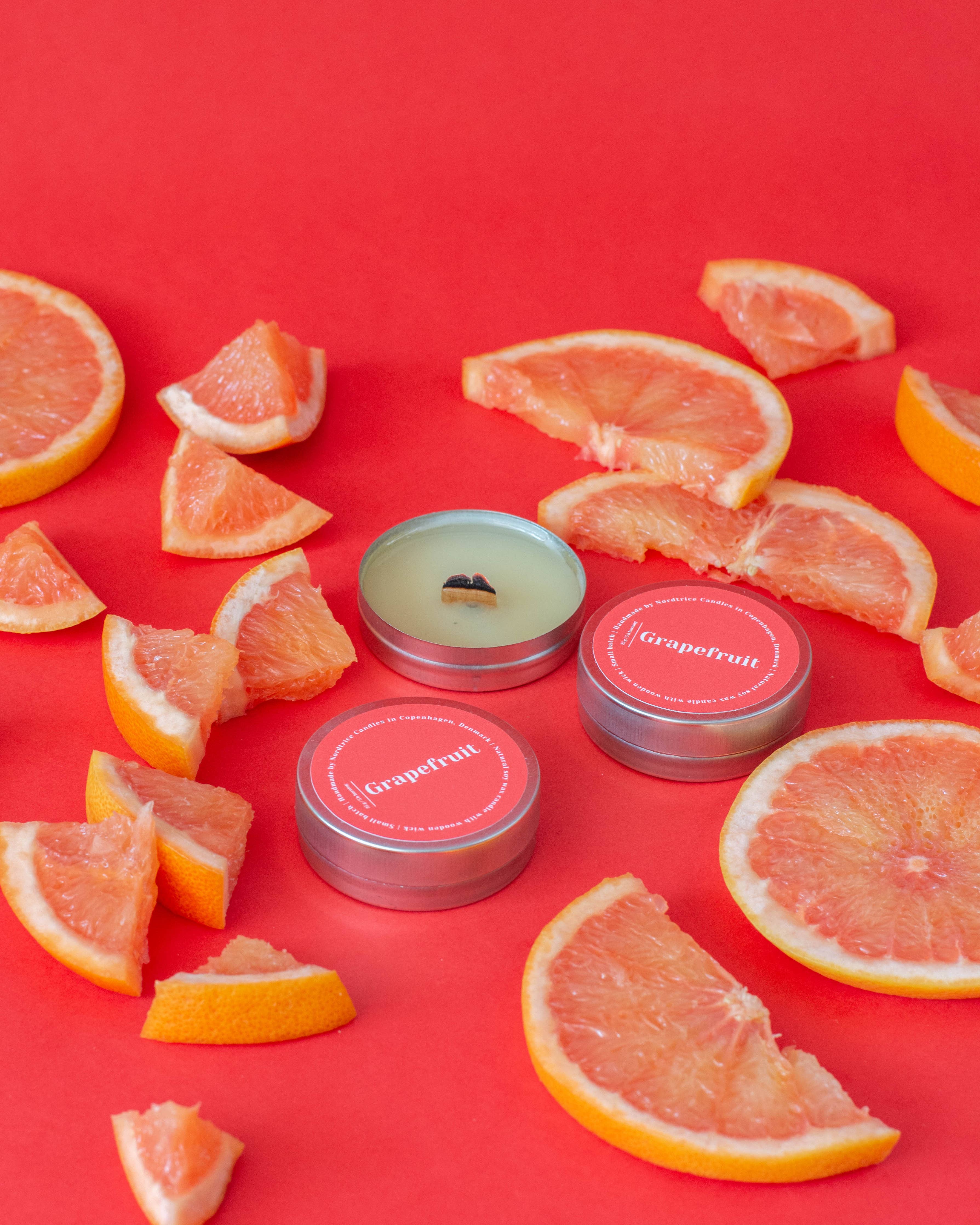 Scented soy candles M, Grapefruit, 50g