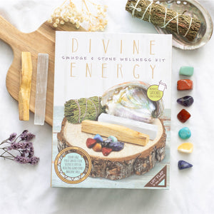 DIVINE ENERGY SMUDGE AND STONE WELLNESS KIT I'M NEW