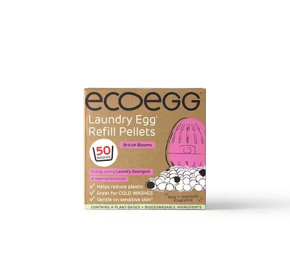 Ecoegg - polnilo za pralno jajce, x50 polnil, vonj BRITANSKI CVET