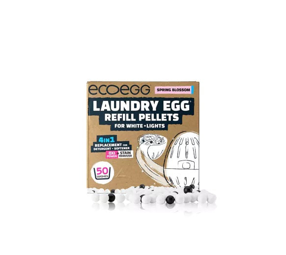 Ecoegg Eco Friendly Laundry Egg Refills for White + Lights Spring Blossom 50 washes