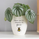Load image into Gallery viewer, THANK YOU FOR HELPING ME GROW CERAMIC PLANT POT
