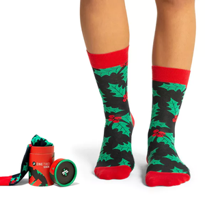 HYGEE Gift - Christmas candle + Socks Mistletoe (2 size)