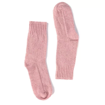 Load image into Gallery viewer, MINI HYGGE PRESENTS - Tea pop Classic tea and Wool Socks Fuzzy Pink - M (Size 36-41)
