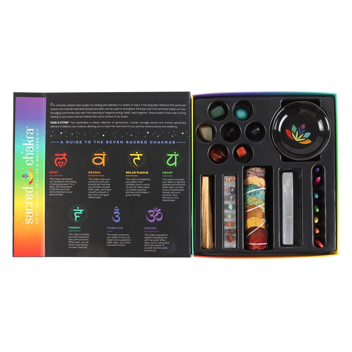 SACRED CHAKRA DELUXE HEALING AND WELLNESS KIT