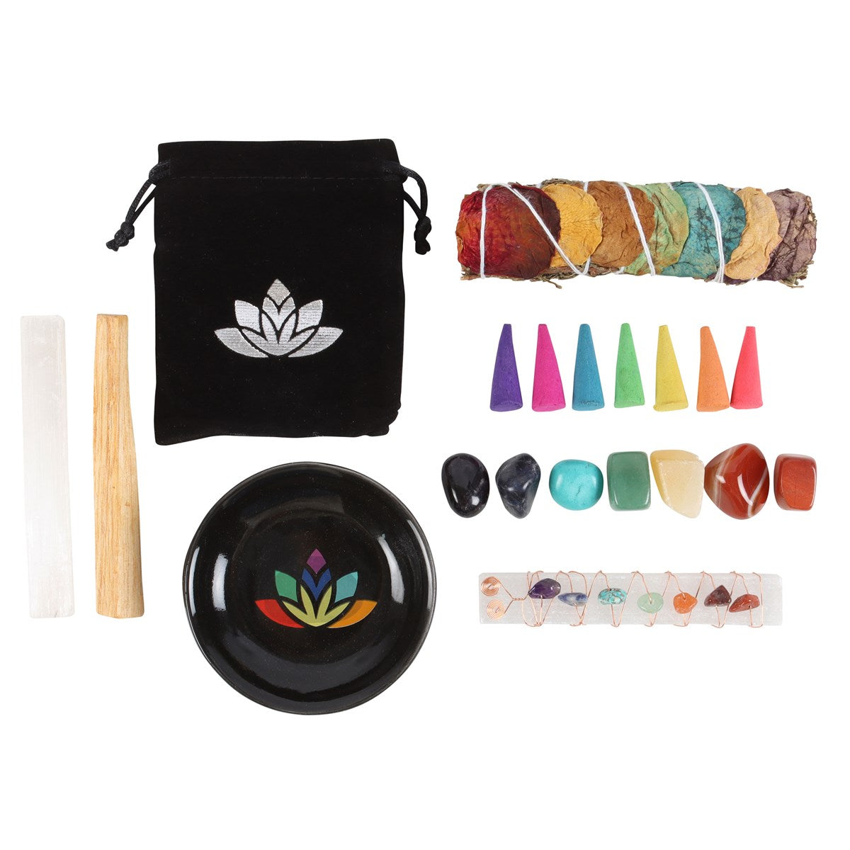 SACRED CHAKRA DELUXE HEALING AND WELLNESS KIT