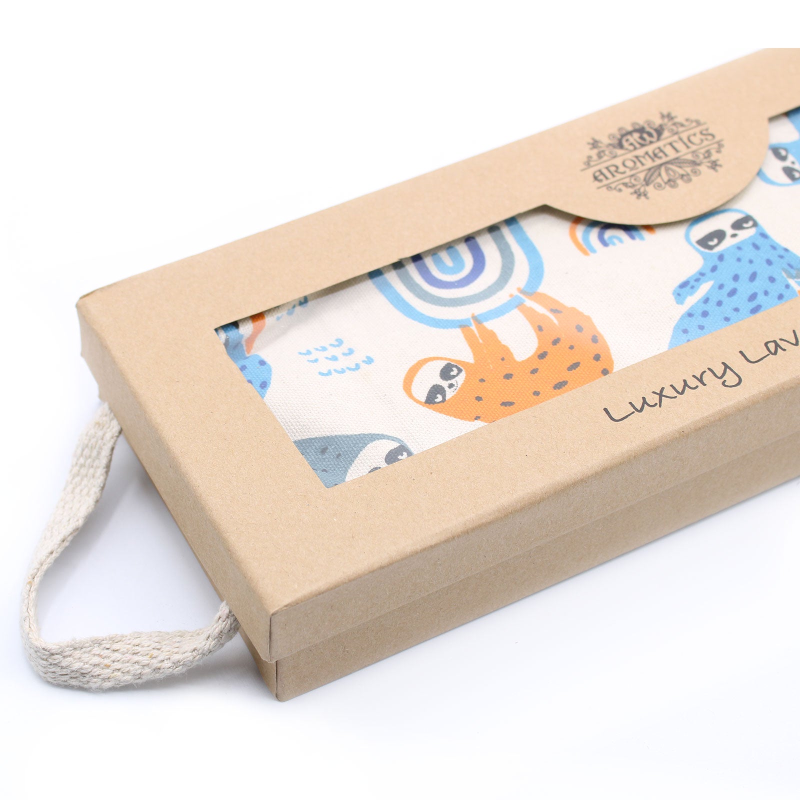 Luxury Lavender Wheat Bag in Gift Box - Lazy Sloth