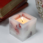 Load image into Gallery viewer, Enchanted Candle -  Square Jar - ROSE
