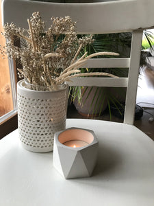 DARILO - Zimski čaj na palčki in svečnik s svečo
