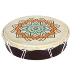 Load image into Gallery viewer, LARGE PATTERNED SHAMANIC DRUM
