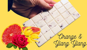 ORANGE & YLANG YLANG  - wax melts chocolate