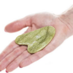 Load image into Gallery viewer, GUA SHA - Green Jade Stone with Cover
