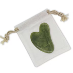 Load image into Gallery viewer, GUA SHA - Green Jade Stone with Cover
