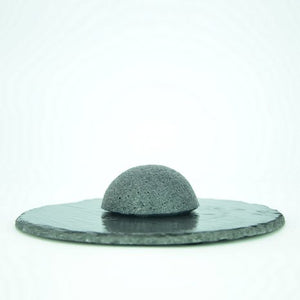 NATURAL KONJAC SPONGE FOR FACE WITH BAMBOO CHARCOAL