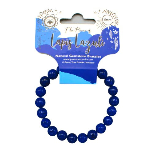 Lapis Lazuli beaded Bracelet 8 mm