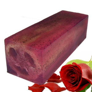 Loofah Soap, 115g - Rose