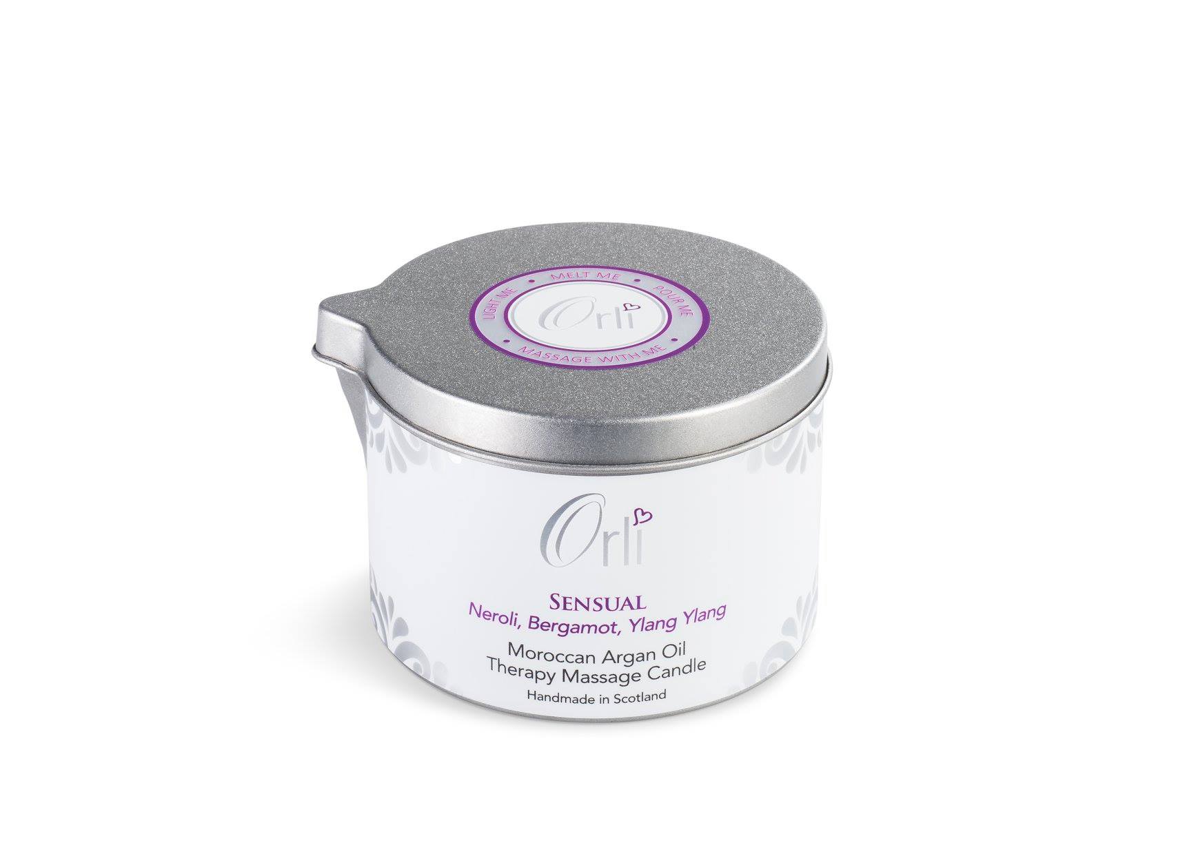 Orli Massage Candle, SENSUAL (Ylang Ylang, Neroli, Bergamot)