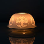 Load image into Gallery viewer, TREE OF LIFE DOME TEALIGHT HOLDER
